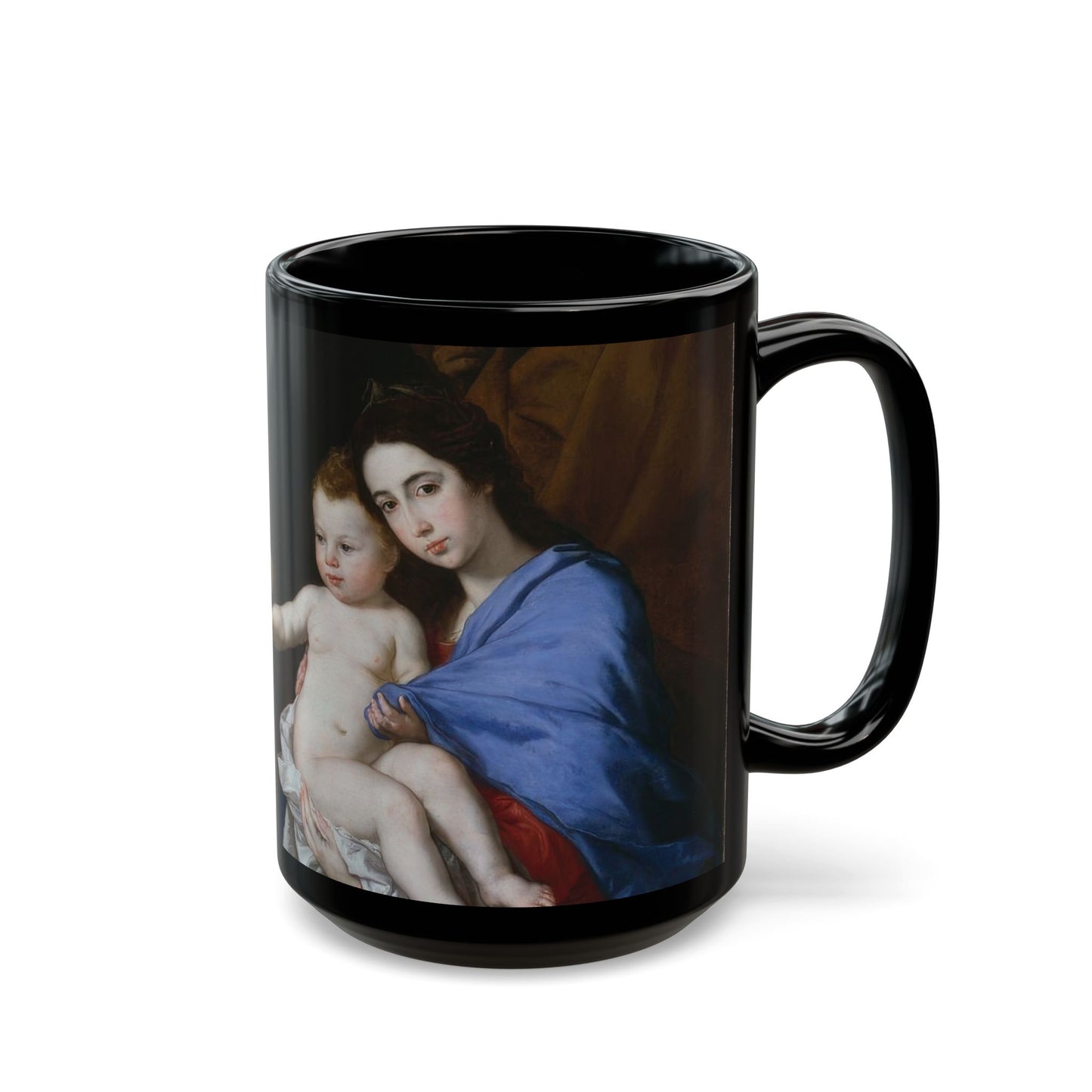 The Sacred Interior | Ribera Holy Family Classical Art Mug | The Midnight Series