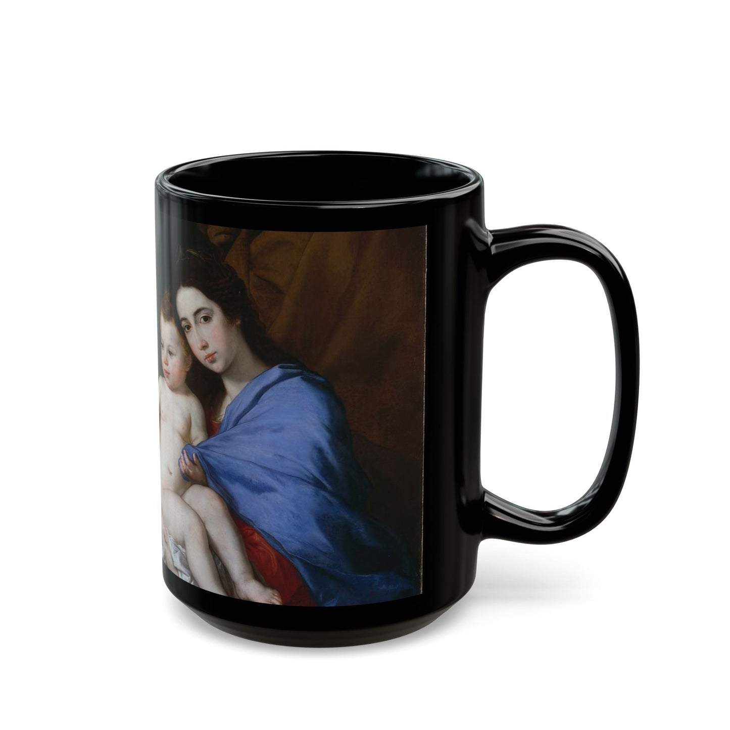 The Sacred Interior | Ribera Holy Family Classical Art Mug | The Midnight Series