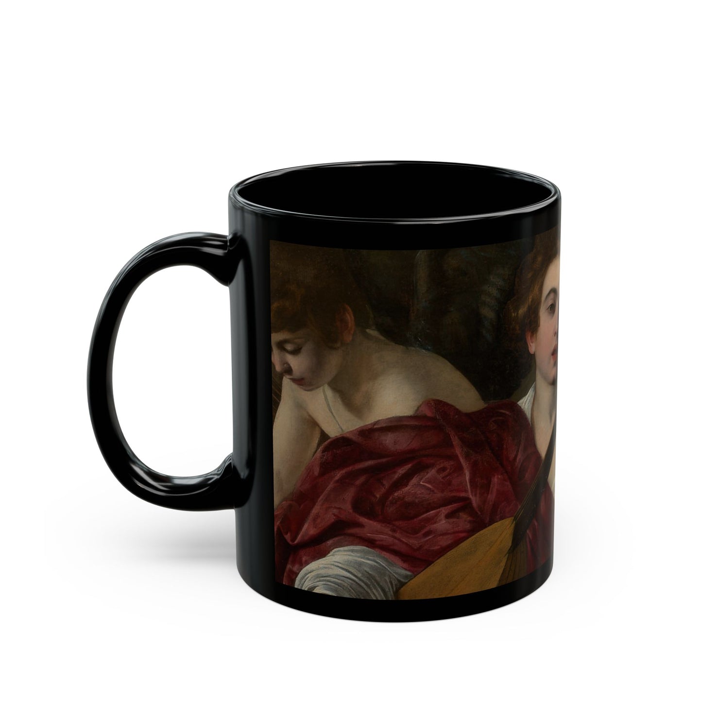 The Sacred Mystery | Caravaggio Renaissance Musicians Art Mug | The Midnight Series