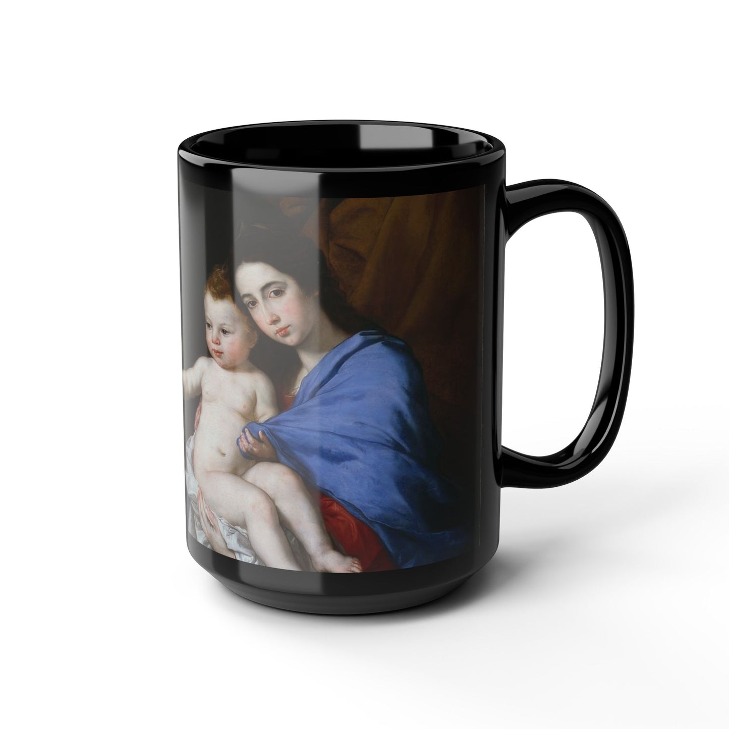 The Sacred Interior | Ribera Holy Family Classical Art Mug | The Midnight Series
