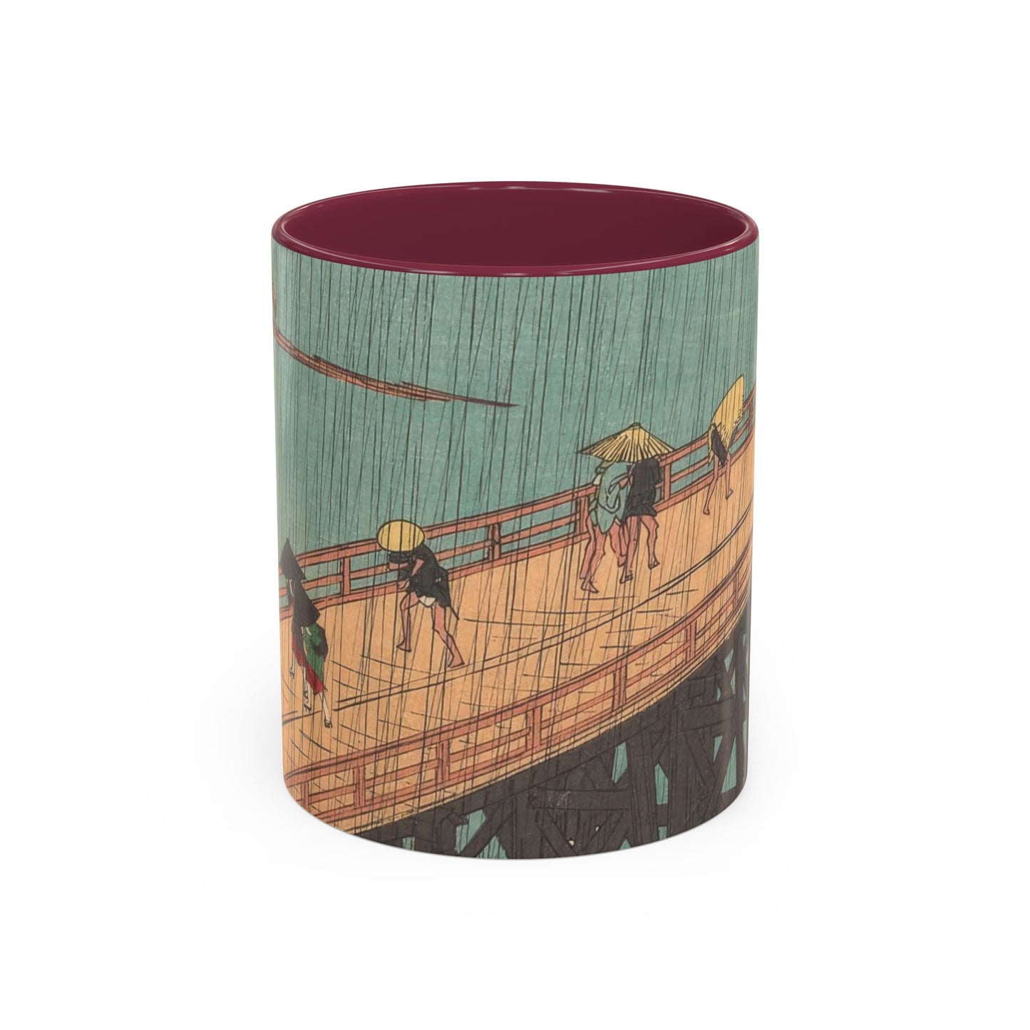 The Passing Rain | Hiroshige Vintage Ukiyo-e Art Mug | The Graphic Archive