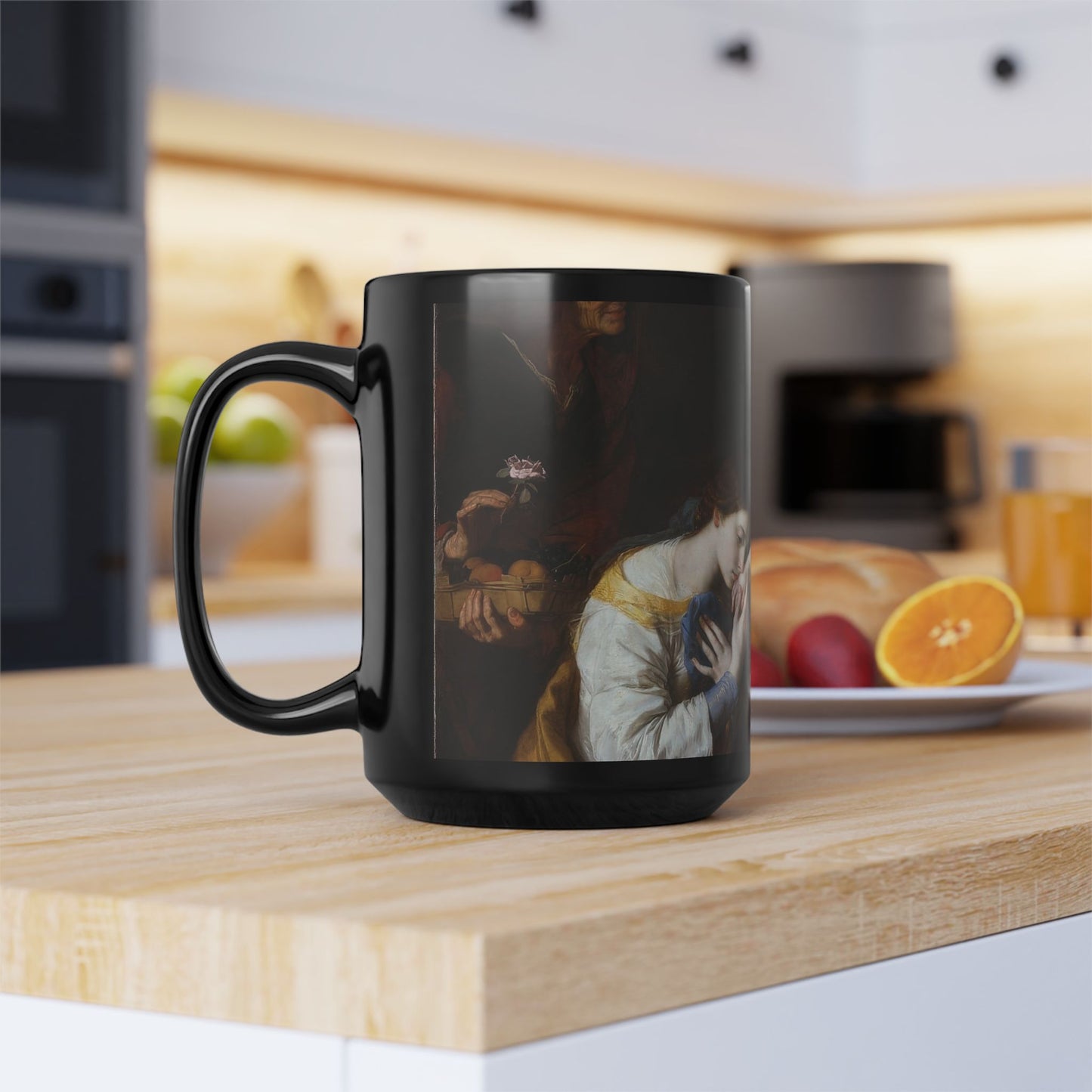 The Sacred Interior | Ribera Holy Family Classical Art Mug | The Midnight Series