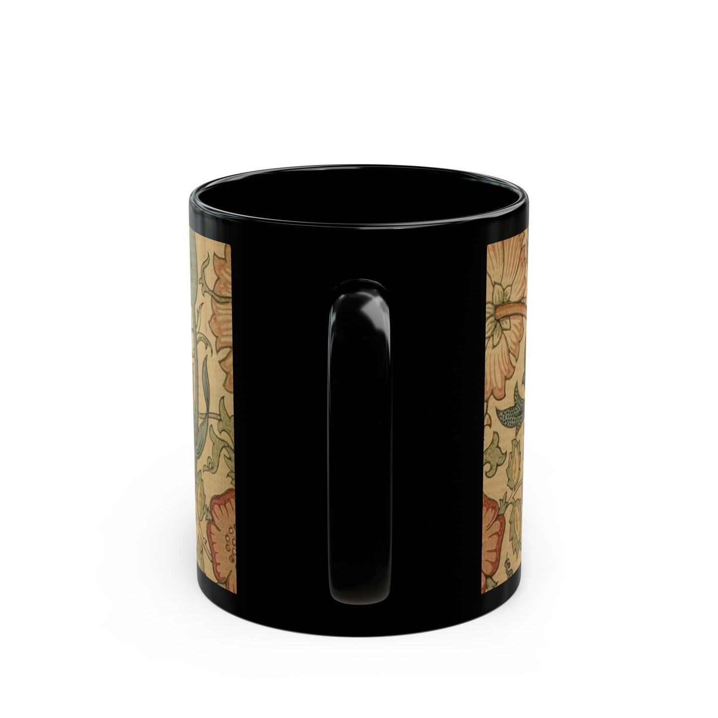 The English Bower | Morris Vintage Pink & Rose Textile Mug | The Floral Gallery