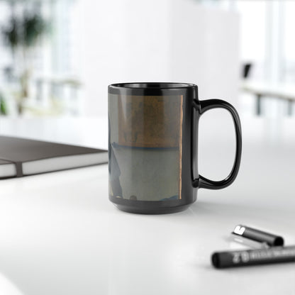 The Interior Silence | Vermeer Dutch Girl by the Window Art Mug – The Midnight Series