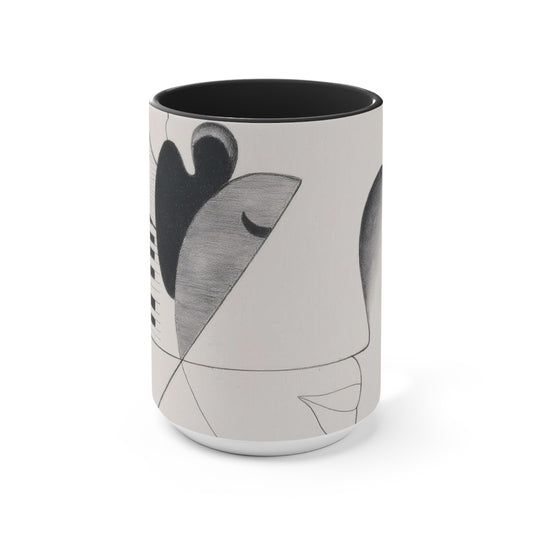 The Rhythmic Profile | Sargent Claude Johnson Modernist Art Mug | Graphic Archive