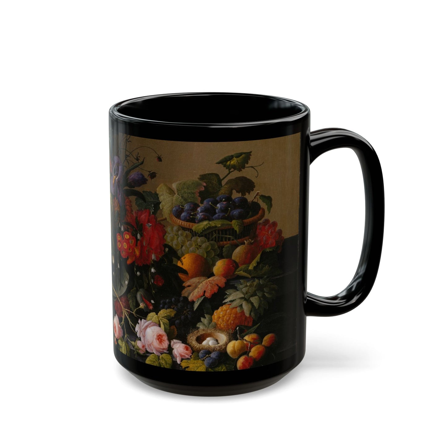 The Golden Abundance | Roesen Antique Fruit & Flower Mug | The Floral Gallery