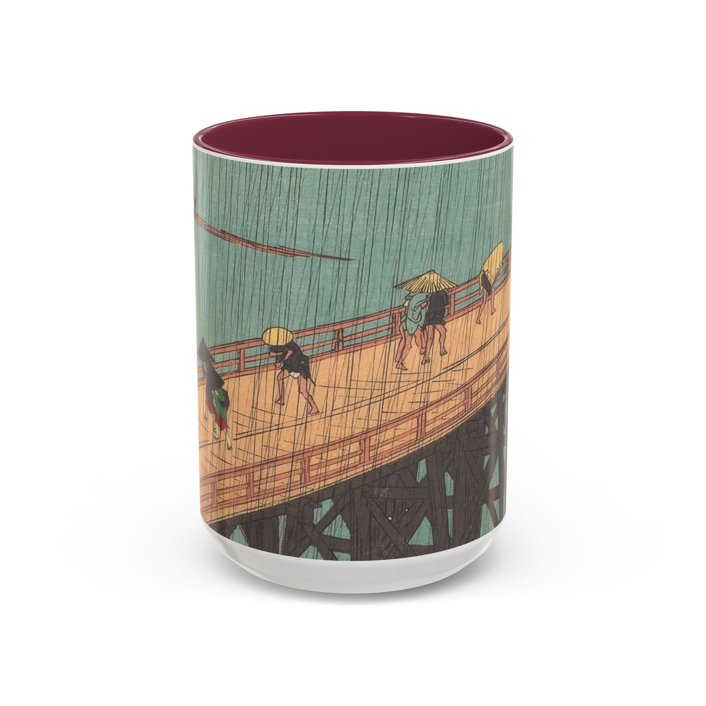 The Passing Rain | Hiroshige Vintage Ukiyo-e Art Mug | The Graphic Archive