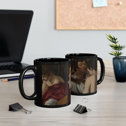The Sacred Mystery | Caravaggio Renaissance Musicians Art Mug | The Midnight Series