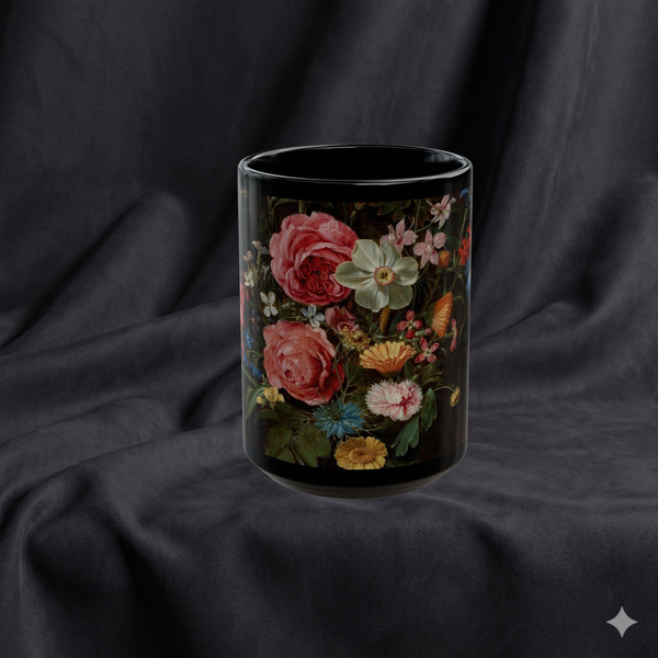 The Architectural Bloom | Peeters Vintage Floral Bouquet Mug | The Floral Gallery