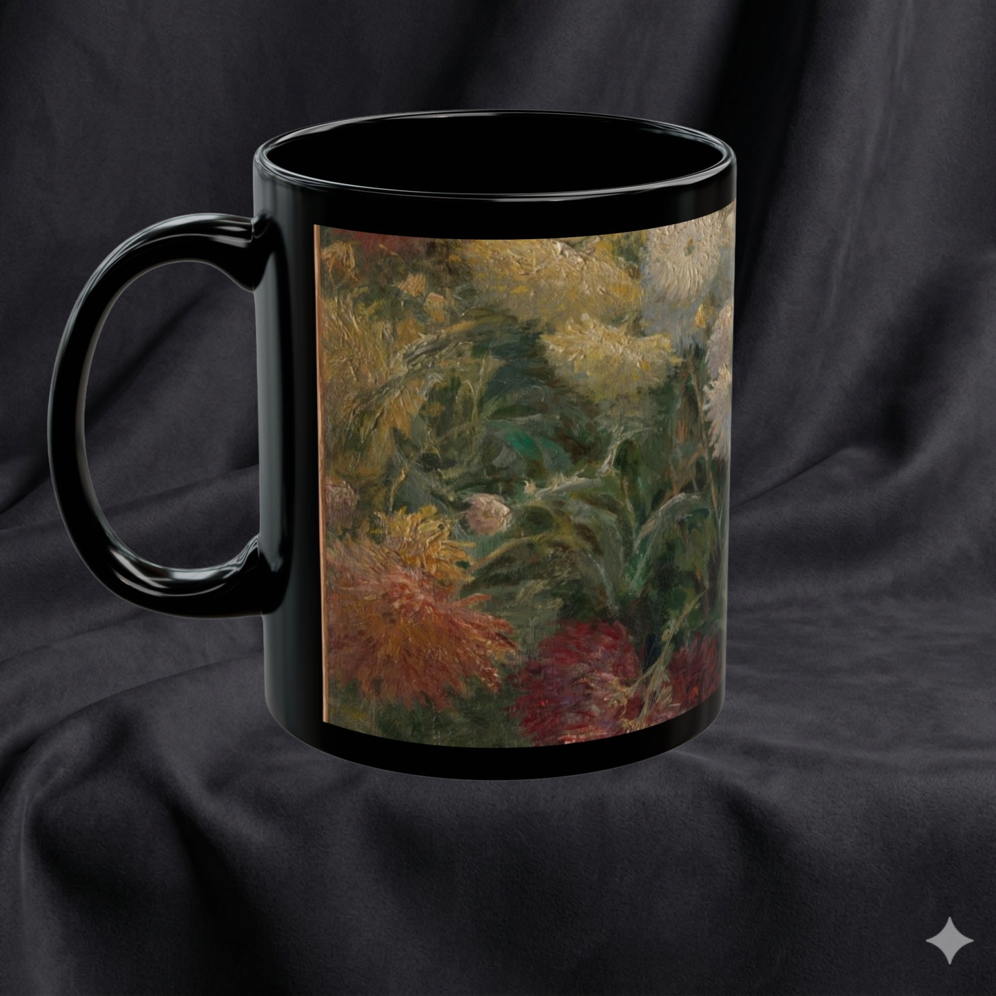 The Tangle of Petals | Caillebotte French Floral Painting Mug | The Floral Gallery