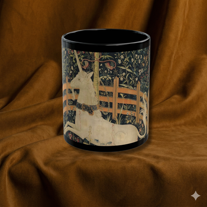The Hunter's Dream | Unicorn in Captivity Classical Art Mug – The Midnight Series