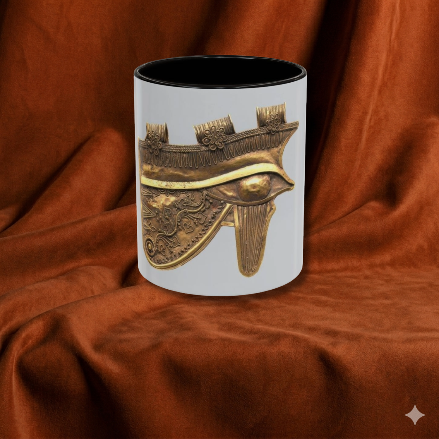 The Sound Eye | Ancient Egyptian Wedjat Amulet Mug | The Graphic Archive