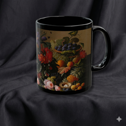 The Golden Abundance | Roesen Antique Fruit & Flower Mug | The Floral Gallery