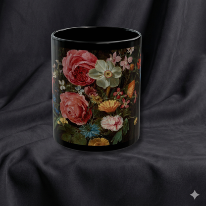The Architectural Bloom | Peeters Vintage Floral Bouquet Mug | The Floral Gallery