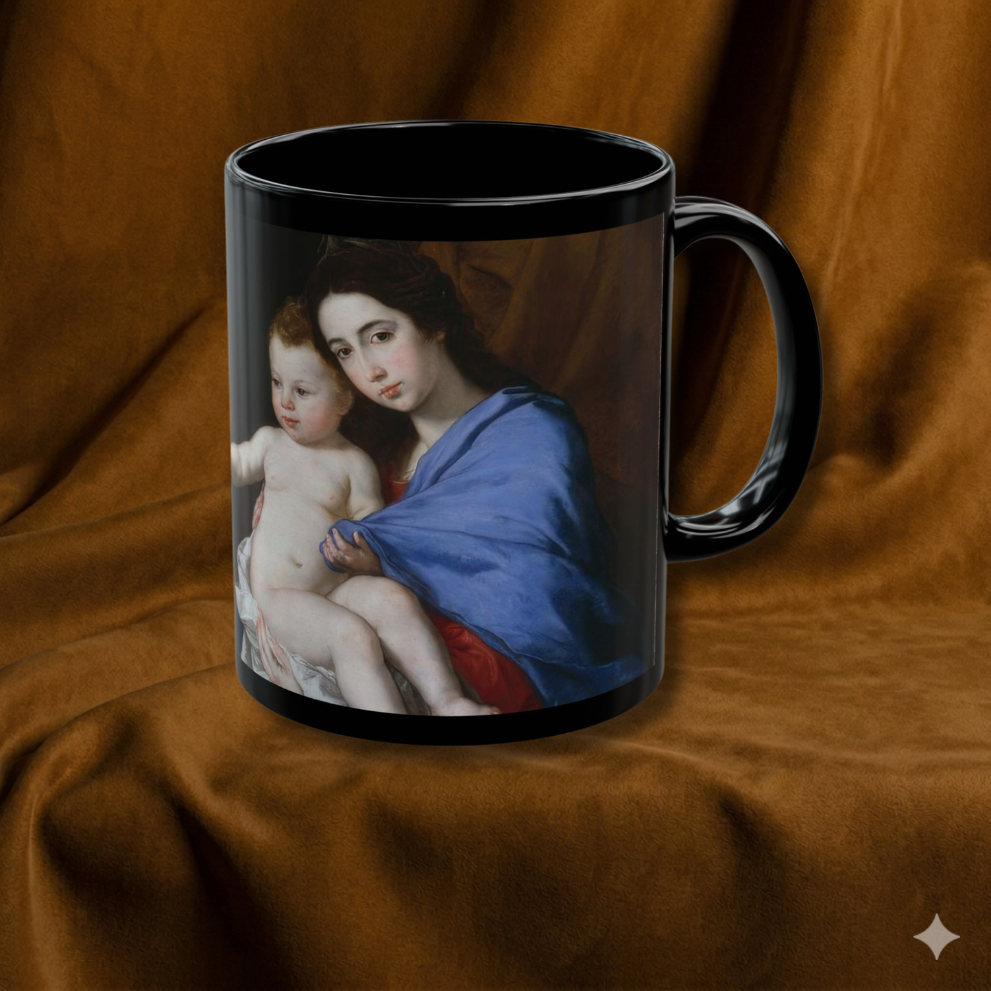 The Sacred Interior | Ribera Holy Family Classical Art Mug | The Midnight Series