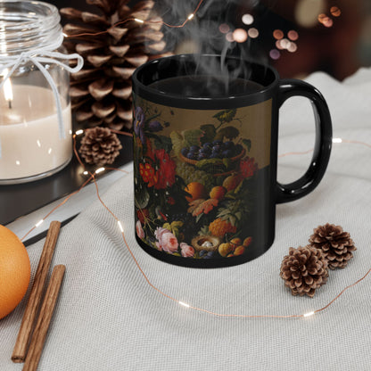 The Golden Abundance | Roesen Antique Fruit & Flower Mug | The Floral Gallery