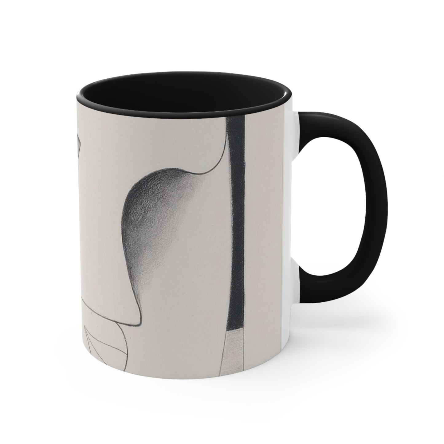 The Rhythmic Profile | Sargent Claude Johnson Modernist Art Mug | Graphic Archive
