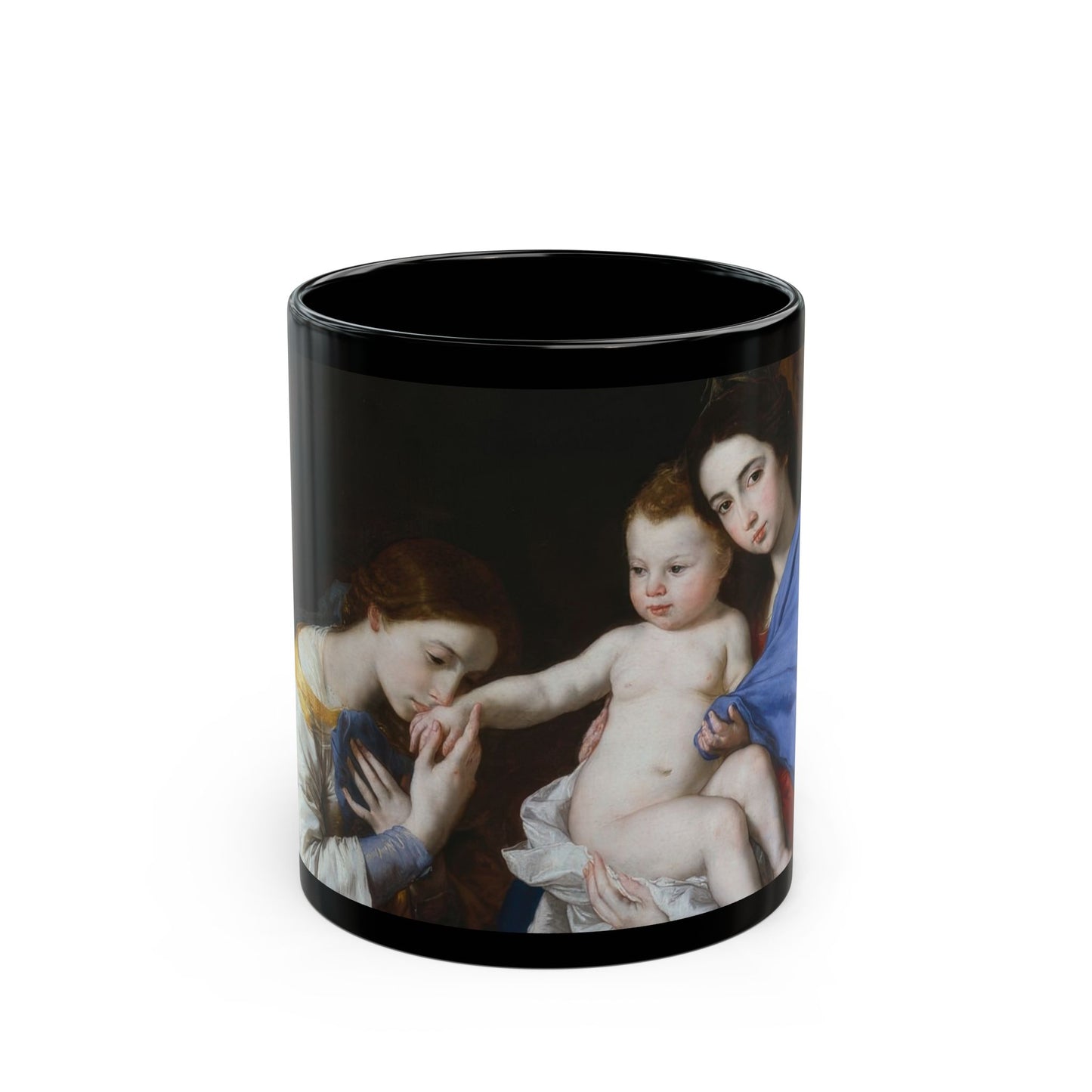 The Sacred Interior | Ribera Holy Family Classical Art Mug | The Midnight Series