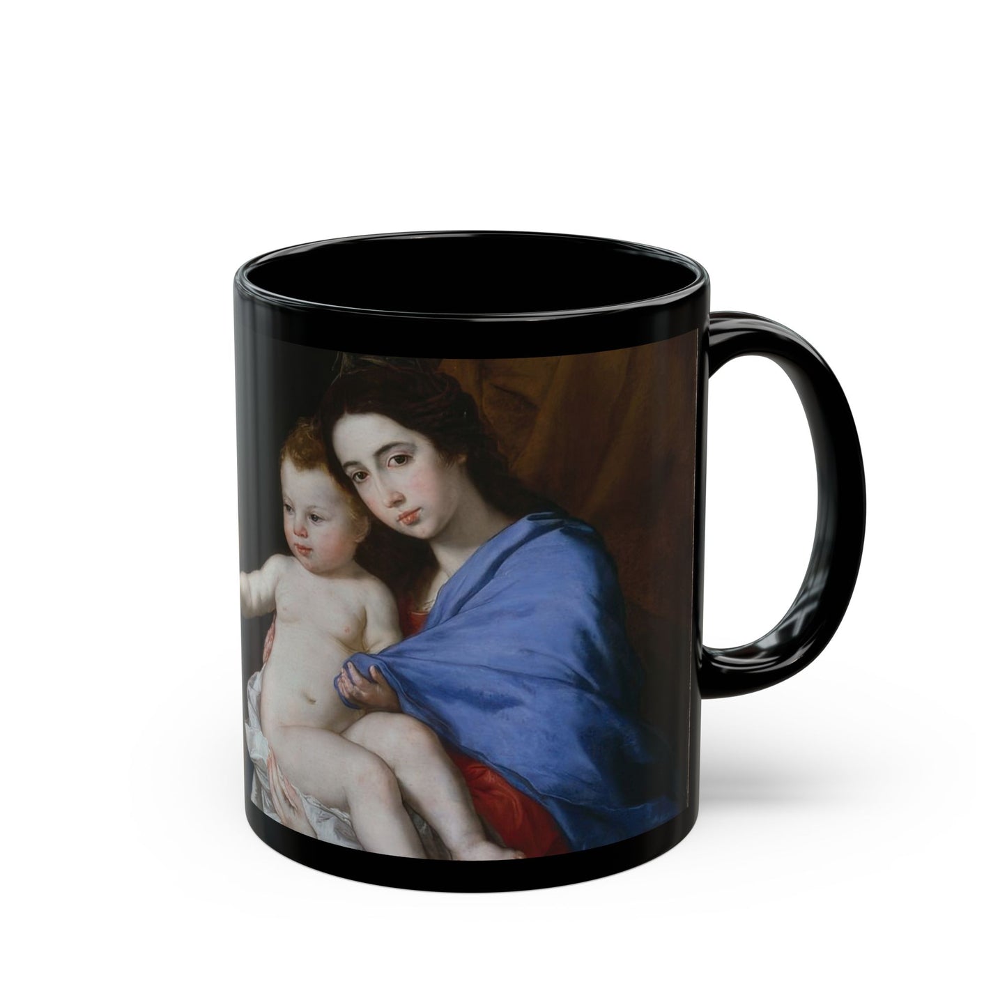 The Sacred Interior | Ribera Holy Family Classical Art Mug | The Midnight Series