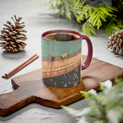 The Passing Rain | Hiroshige Vintage Ukiyo-e Art Mug | The Graphic Archive