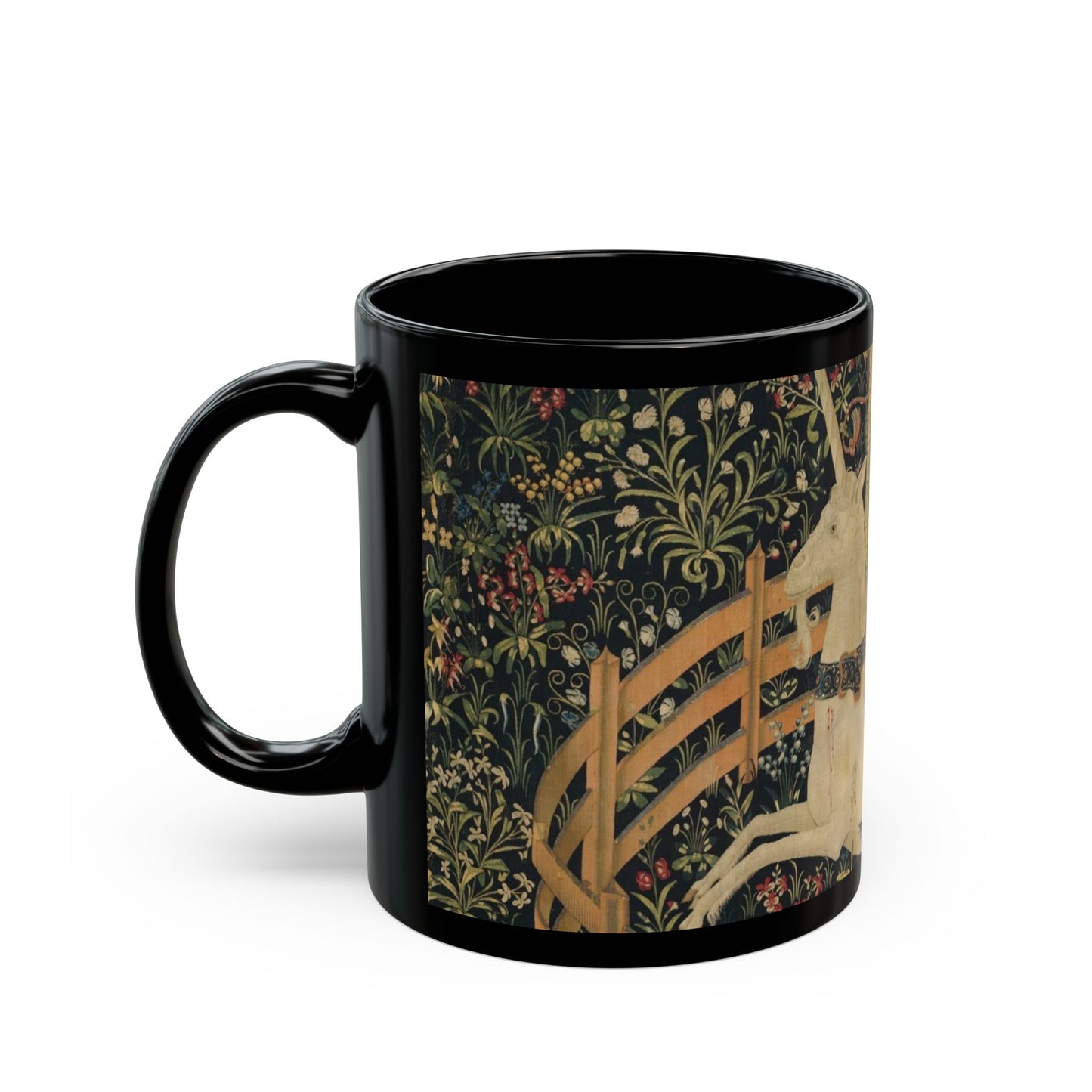 The Hunter's Dream | Unicorn in Captivity Classical Art Mug – The Midnight Series