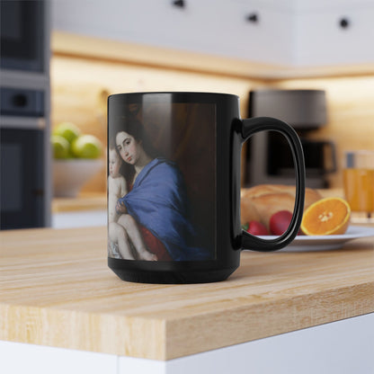 The Sacred Interior | Ribera Holy Family Classical Art Mug | The Midnight Series