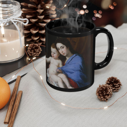 The Sacred Interior | Ribera Holy Family Classical Art Mug | The Midnight Series