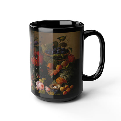 The Golden Abundance | Roesen Antique Fruit & Flower Mug | The Floral Gallery