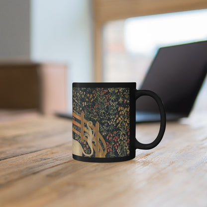 The Hunter's Dream | Unicorn in Captivity Classical Art Mug – The Midnight Series