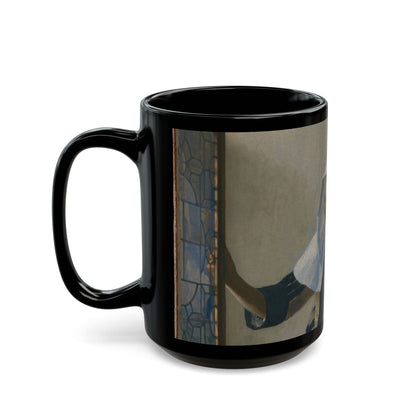 The Interior Silence | Vermeer Dutch Girl by the Window Art Mug – The Midnight Series