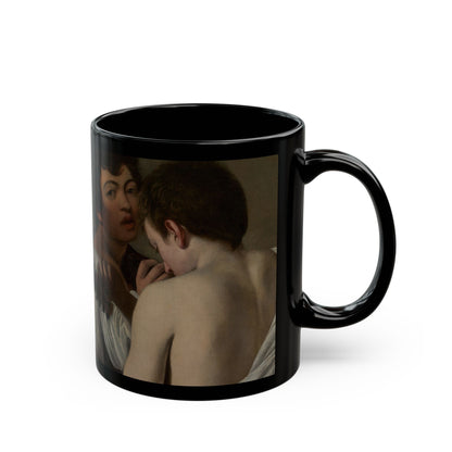 The Sacred Mystery | Caravaggio Renaissance Musicians Art Mug | The Midnight Series