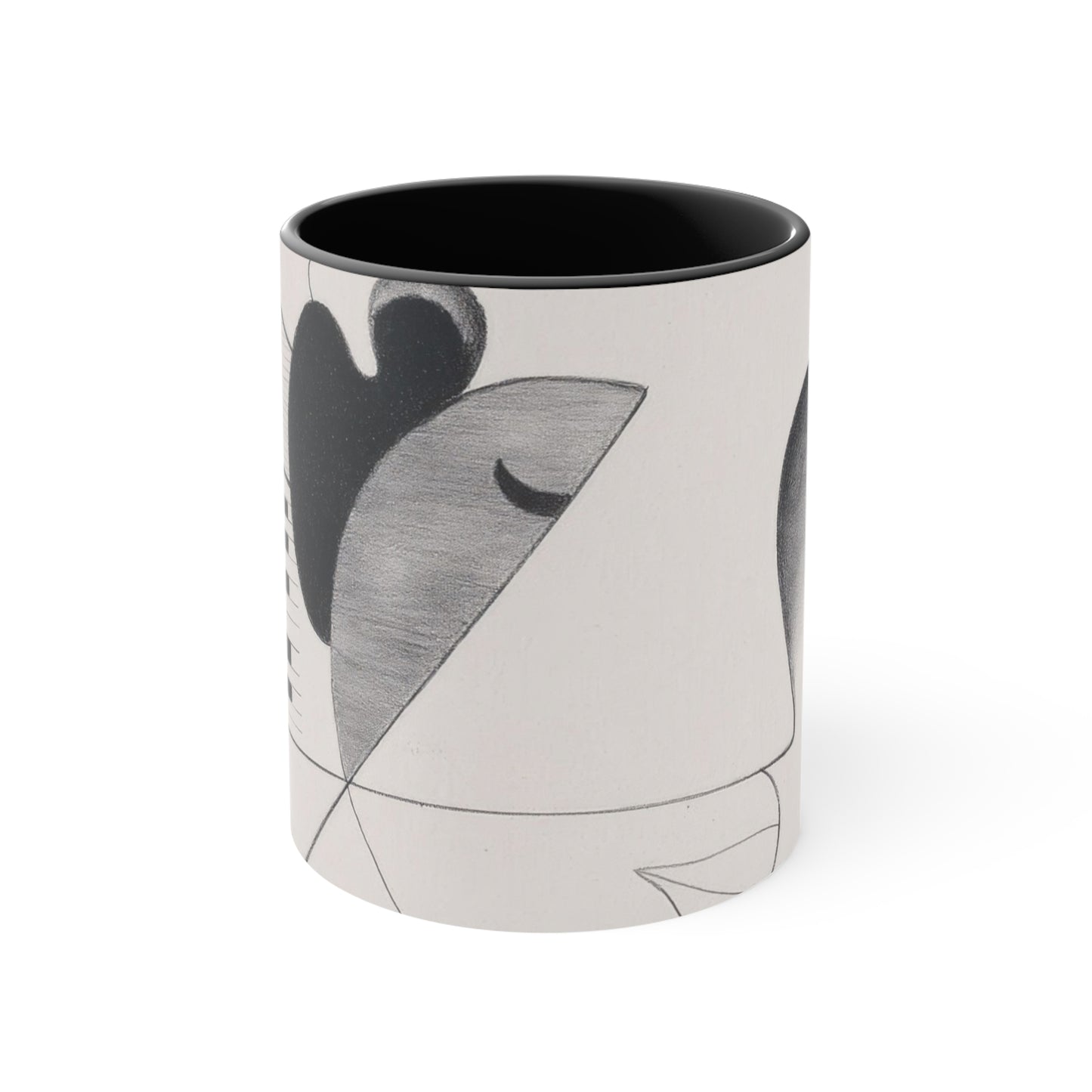 The Rhythmic Profile | Sargent Claude Johnson Modernist Art Mug | Graphic Archive