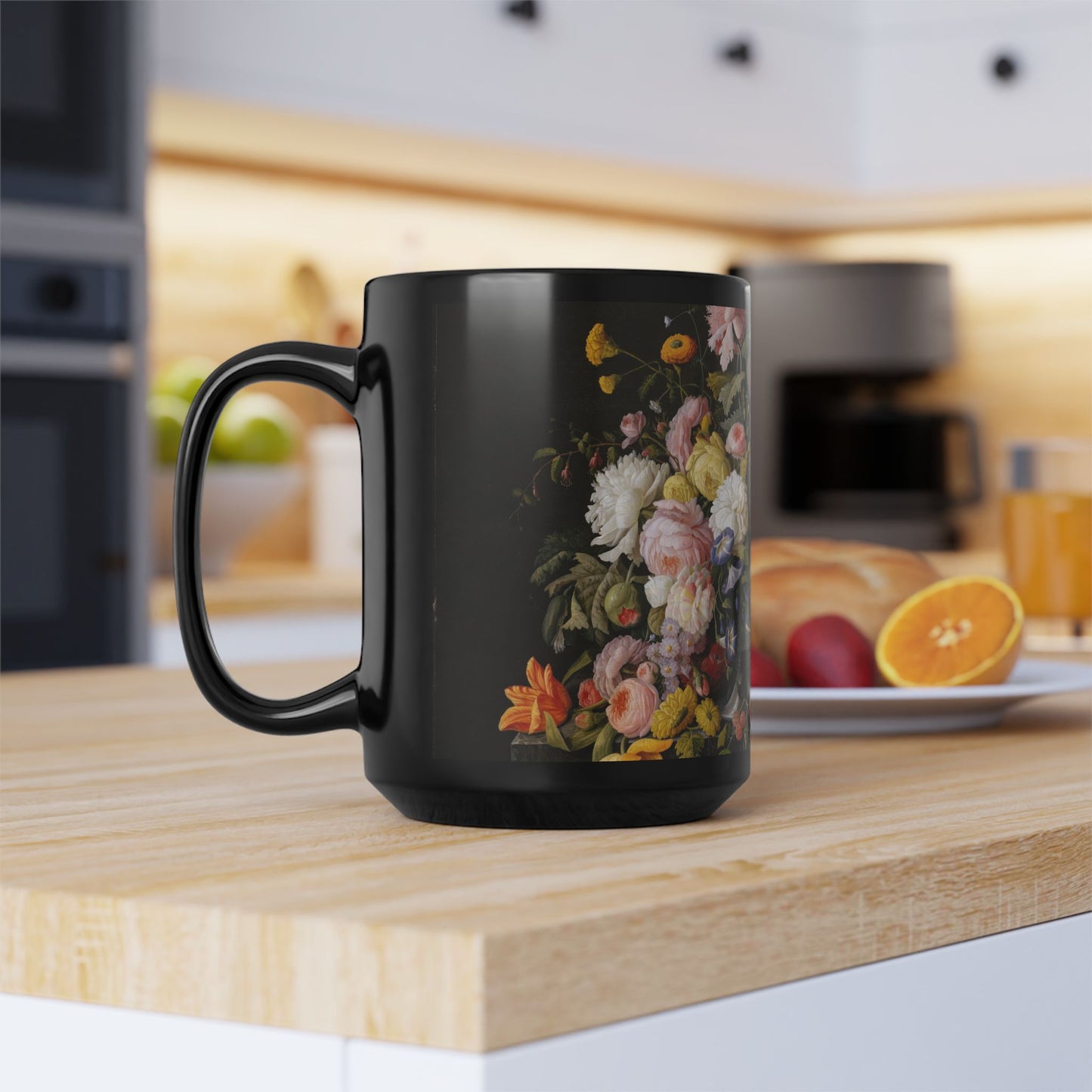 The Golden Abundance | Roesen Antique Fruit & Flower Mug | The Floral Gallery